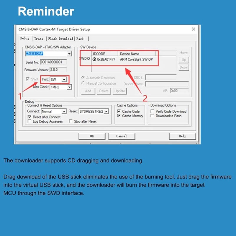 ABS Debugger Open Source Replacement Portable Multi Functional Programming Downloader for Electronic Engineering - Image 4